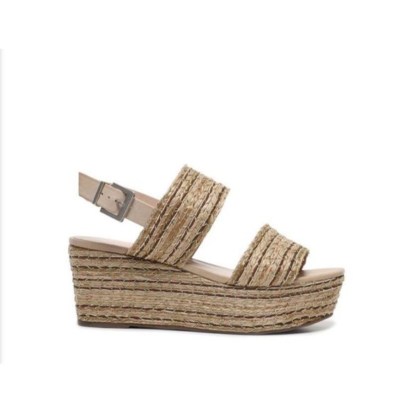 Schutz Shoes - Schutz Tiziana Platform Wedge Sandal Tan 8.5